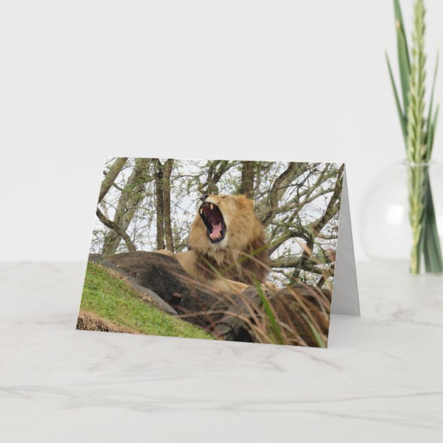 The Mighty Lion Card (Front)