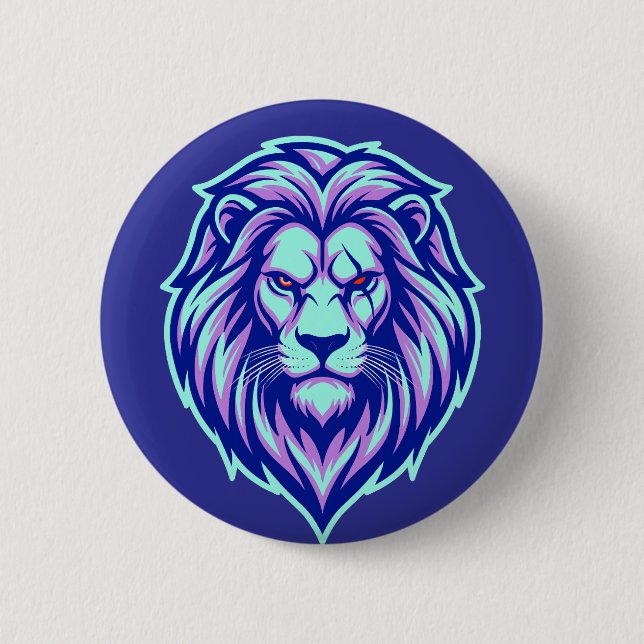 The Mighty Lion - High-Voltage Winter-Strike Button (Front)