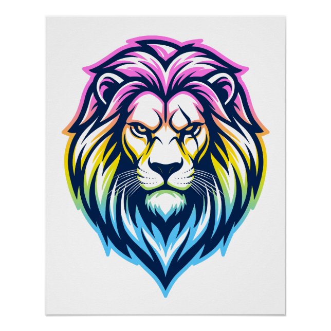 The Mighty Lion - Pan-Sovereign 'Global-Spectrum'  Poster (Front)