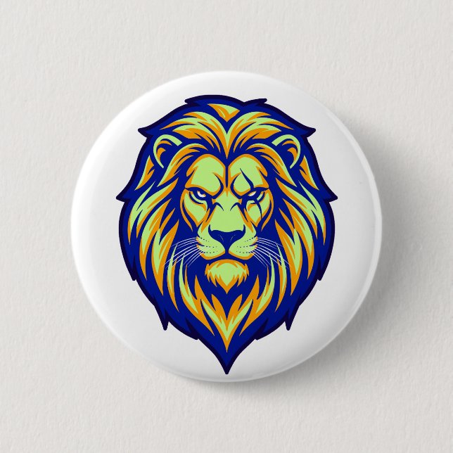 The Mighty Lion - Tylon Tactical-Mercenary Button (Front)