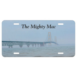 The Mighty Mac License Plate