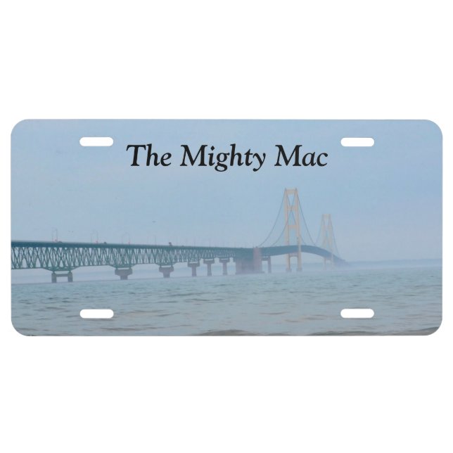 The Mighty Mac License Plate (Front)