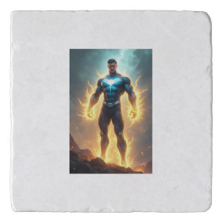 The Mighty Marble Hero Trivet