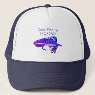 Life Is Always Better When I'm Fishing Bucket Hat Purple