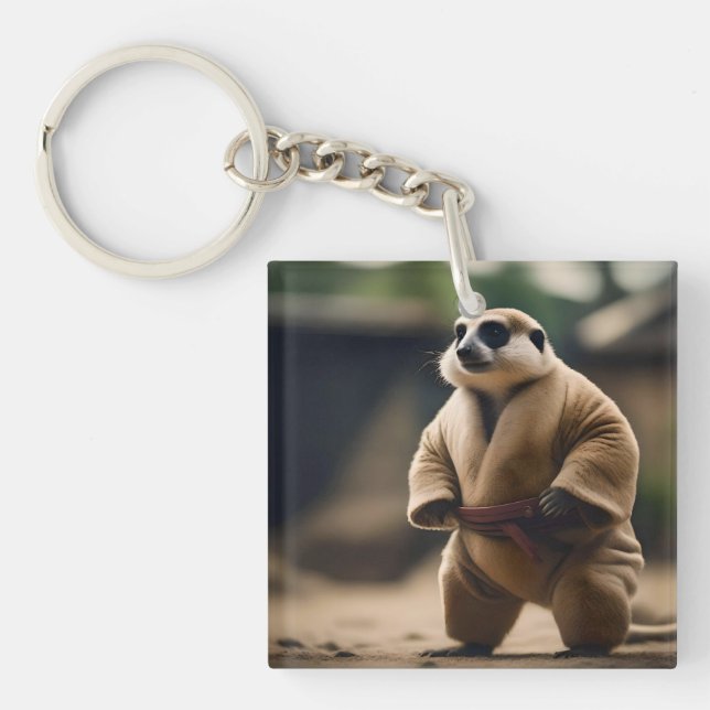 The Mighty Meerkat: Sumo Showdown, Keychain (Front)
