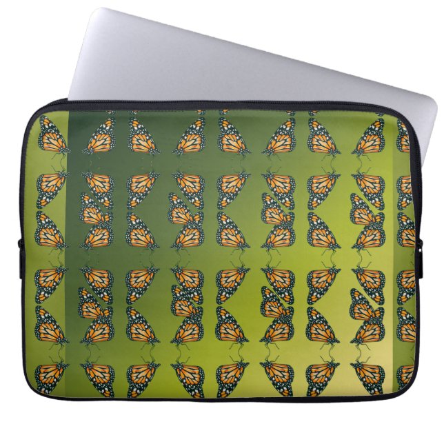The Mighty Monarch Butterfly iPad Laptop Sleeve (Front)