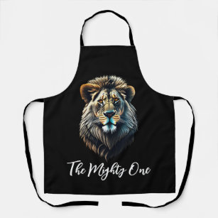 The Mighty One lion  Apron