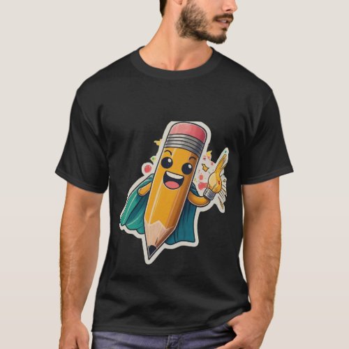  The Mighty Pencil Sticker T_Shirt