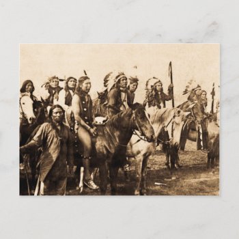 The Mighty Sioux Postcard by scenesfromthepast at Zazzle