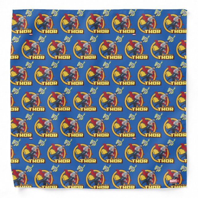 The Mighty Thor Character Graphic Bandana (Front)