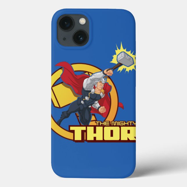 The Mighty Thor Character Graphic Case-Mate iPhone Case (Back)
