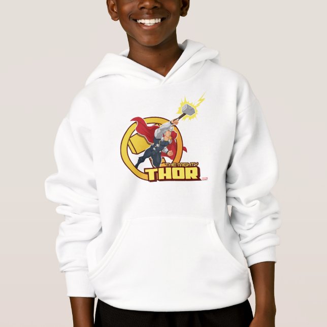 The Mighty Thor Character Graphic Hoodie (Front)
