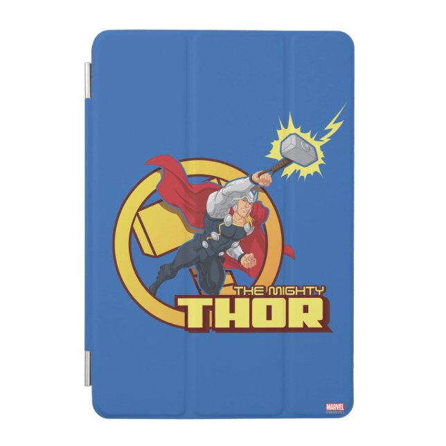 The Mighty Thor Character Graphic iPad Mini Cover (Front)