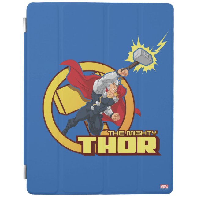 The Mighty Thor Character Graphic iPad Smart Cover (Front)