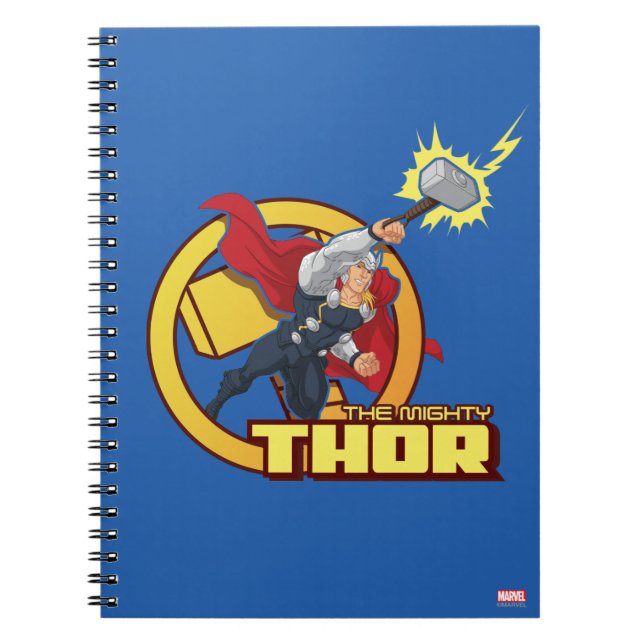 The Mighty Thor Character Graphic Notebook (Front)
