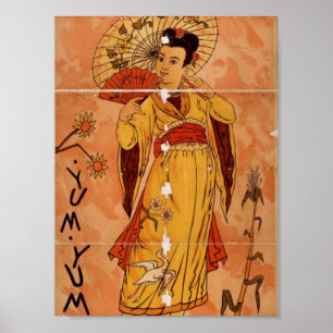 The MIKADO, 'yum yum' Retro Theater Poster