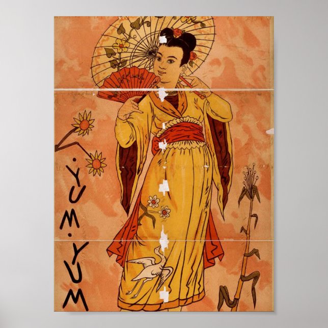 The MIKADO, 'yum yum' Retro Theater Poster (Front)