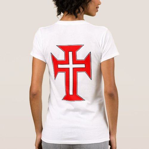 The Military Order of Christ Cross on back T_Shirt