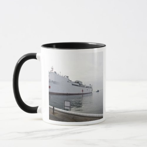 The Military Sealift Command hospital ship Mug