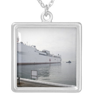 The Military Sealift Command hospital ship Silver Plated Necklace