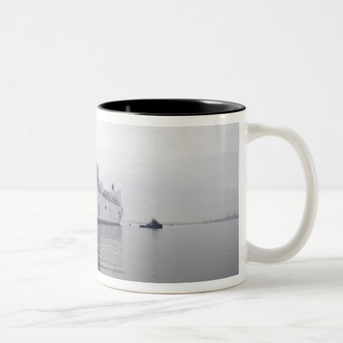 The Military Sealift Command hospital ship Two_Tone Coffee Mug