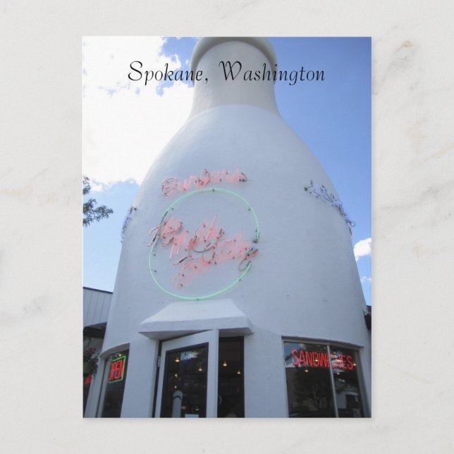 The Milk Bottle Postcard (Front)