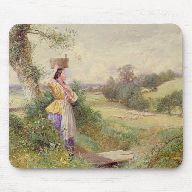 The Milkmaid, 1860 Mouse Pad (Front)