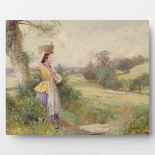 The Milkmaid, 1860 Plaque