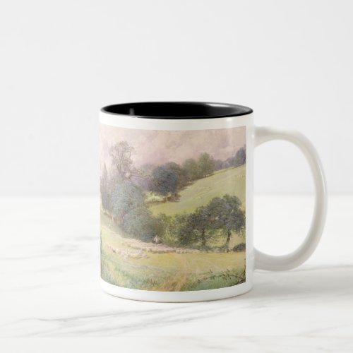 The Milkmaid 1860 wc on paper Two_Tone Coffee Mug