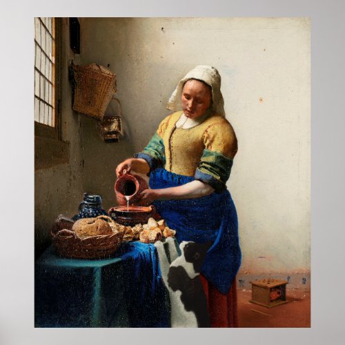 The Milkmaid and a Cat _ Miscellaneous Mess series Poster