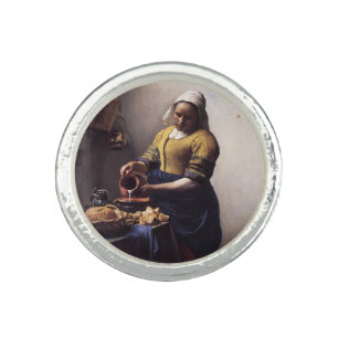 The Milkmaid by Johannes Vermeer Ring