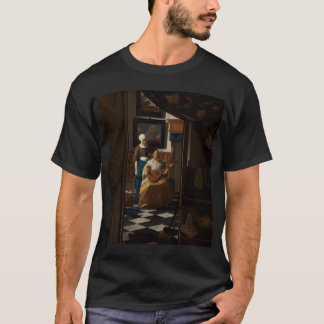 The Milkmaid by Johannes Vermeer T-Shirt