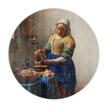 The Milkmaid Cutting Board by CNelson01 at Zazzle