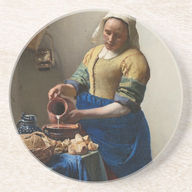 The Milkmaid Drink Coaster (Front)