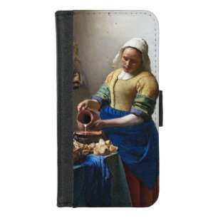The Milkmaid, Johannes Vermeer, 1657-1658 iPhone 8/7 Wallet Case