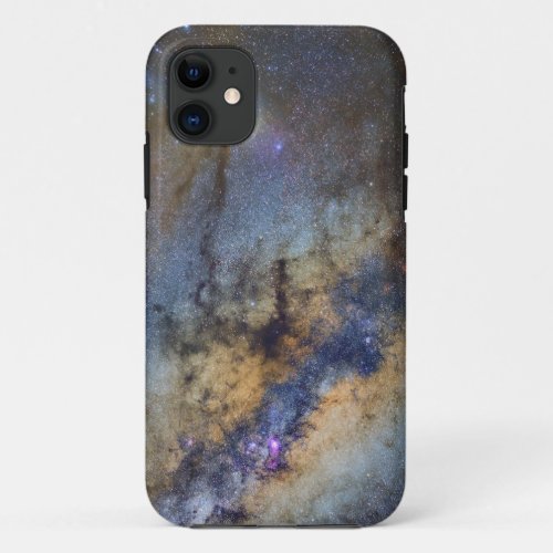 The Milky Way and constellations Scorpius Sagitta iPhone 11 Case