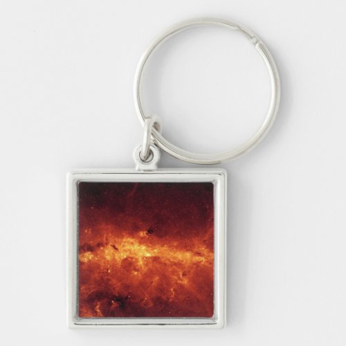 The Milky Way center aglow with dust Keychain