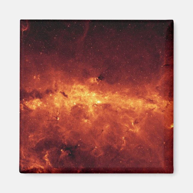 The Milky Way center aglow with dust Magnet (Front)