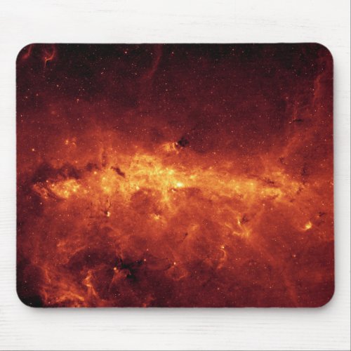 The Milky Way center aglow with dust Mouse Pad