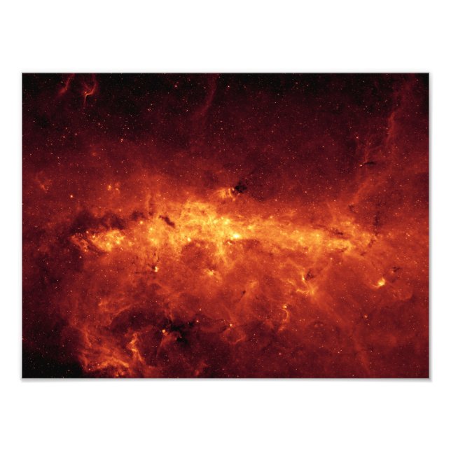 The Milky Way center aglow with dust Photo Print (Front)