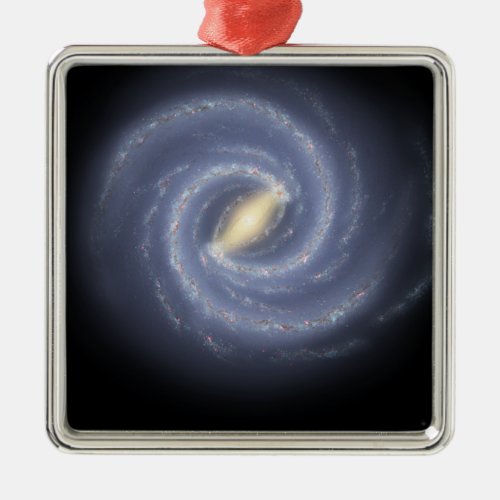 The Milky Way Galaxy Metal Ornament