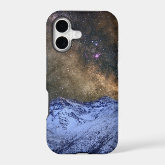 The milky way over the high mountains iPhone 17 case