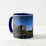 The Milky Way | Yosemite National Park Mug<br><div class="desc">This photo features the Milky Way over El Capitan and Half Dome Mountain from Merced River,  Yosemite National Park,  California,  United States.</div>