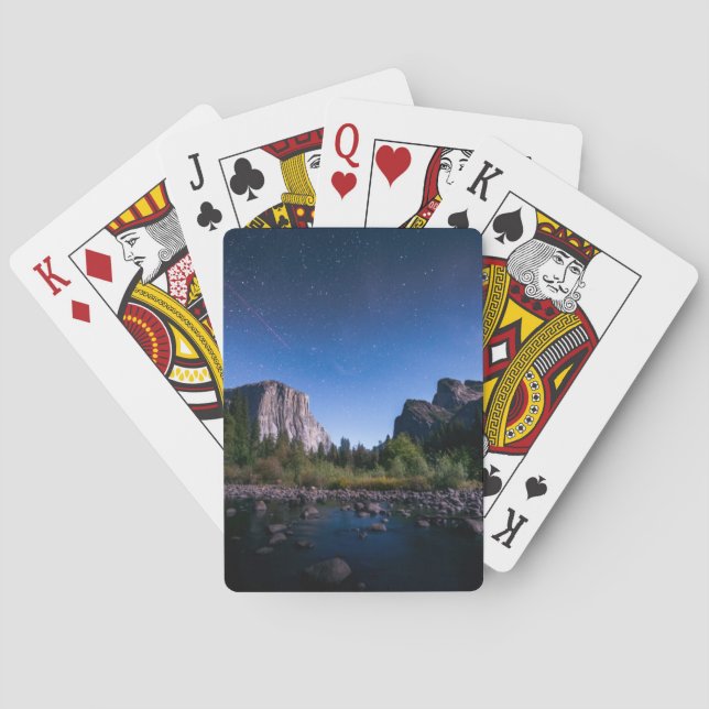 The Milky Way | Yosemite National Park Poker Cards (Back)