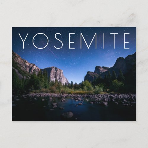 The Milky Way  Yosemite National Park Postcard