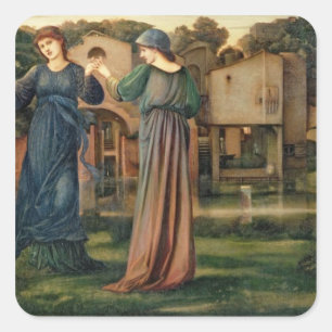 The Mill, 1872-80 Square Sticker
