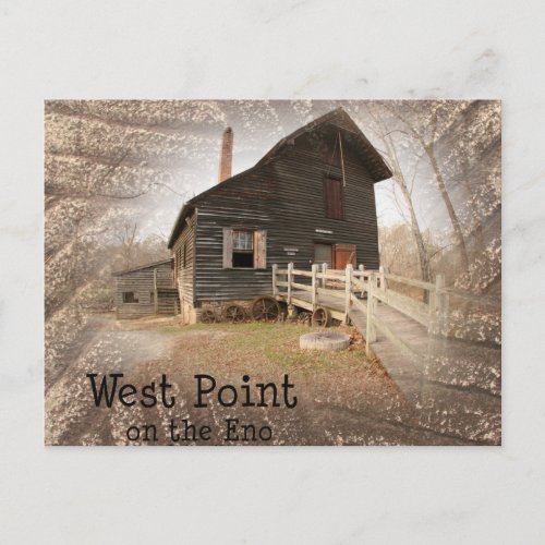 The Mill at West Point on the Eno Postcard