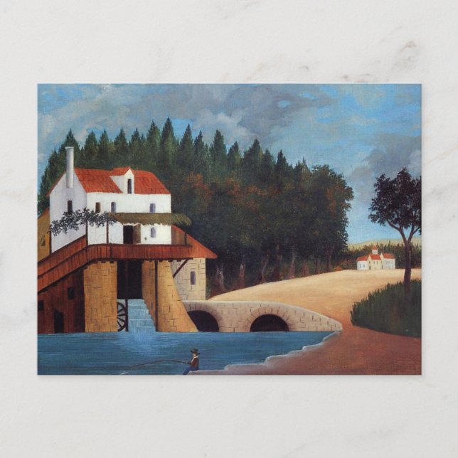 The Mill by Henri Rousseau Postcard (Front)
