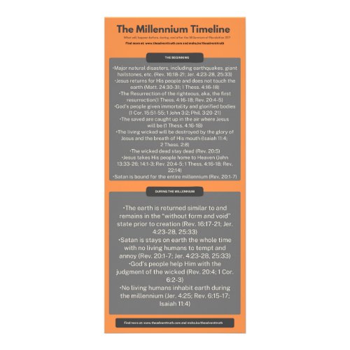 The Millennium Shareable Rack Card
