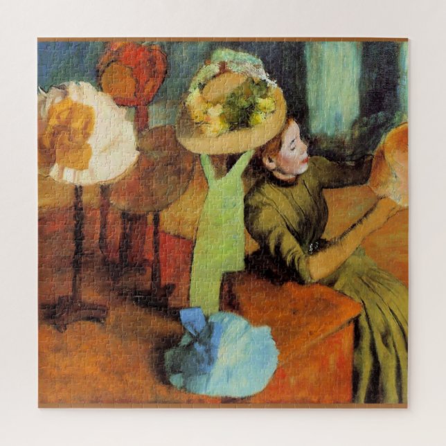 The Millinery Shop by Edgar Degas, Jigsaw Puzzle (Vertical)